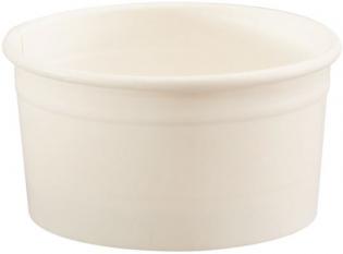 BFC80 - Pot à glace en Carton + PE - Blanc, 80ml, ø73 h 38mm