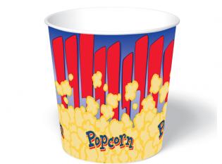 GCP130 - Pot à PopCorn en Carton + PE - Coloré, 3000ml, 187 h195mm